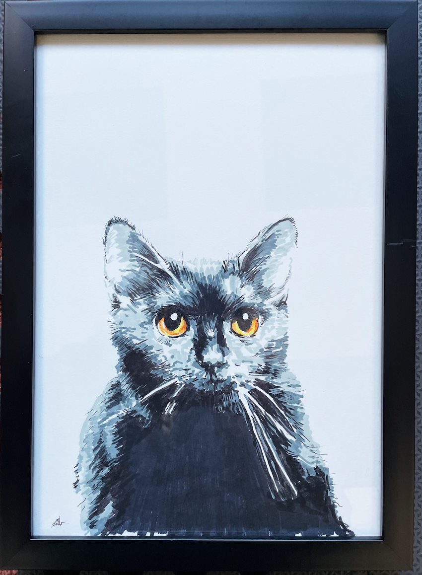 Sketch in felt tip / rotting pen