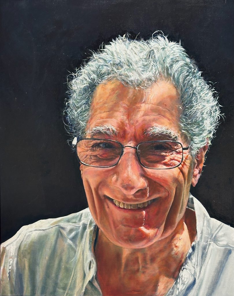 painted from a photograph of Elliott Landy